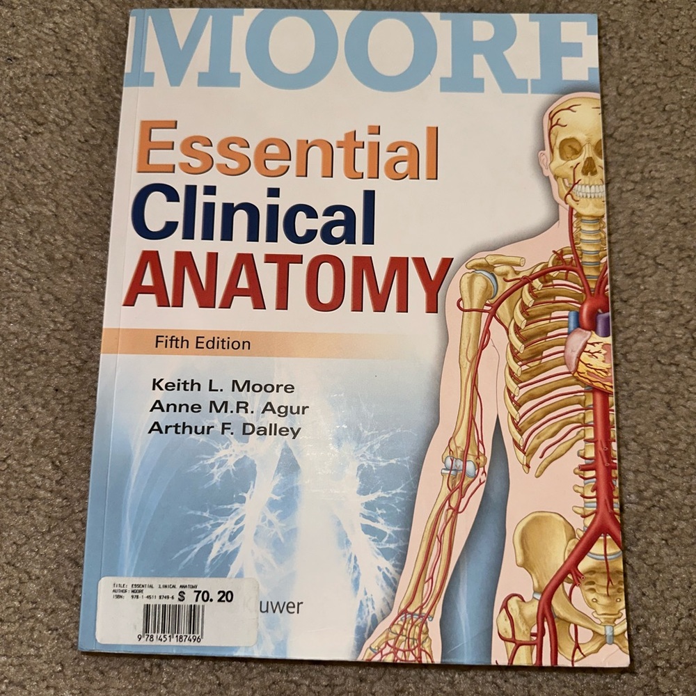 Moore Essential Clinical Anatomy fifth edition